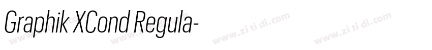 Graphik XCond Regula字体转换